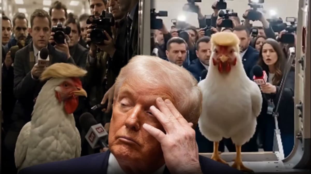 İran basınından Trump'a tavuklu gönderme: Sosyal medyada viral oldu