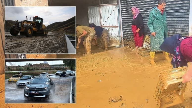 Şiddetli Yağış 5 İlde Hayatı Felç Etti: Evler Su Altında Kaldı, Yollar Göle Döndü