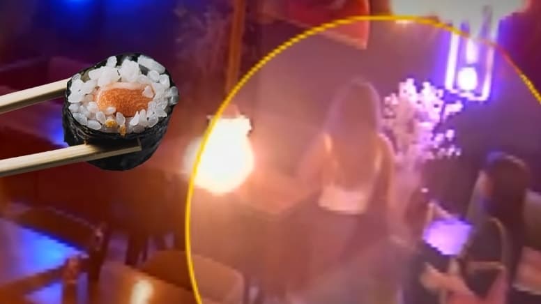 Suşi yemeğe gitti, kabusu yaşadı: İki kat aşağı düşerek ağır yaralandı
