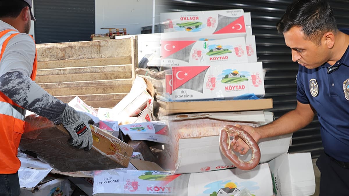 Soğuk hava deposunda skandal: Vatandaşa sunulacak gıdaların içler acısı hali ortaya çıktı